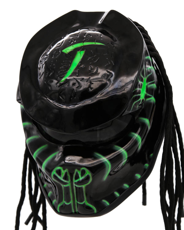 Alien Green - Eon Predator Motorcycle Helmet - DOT Approved