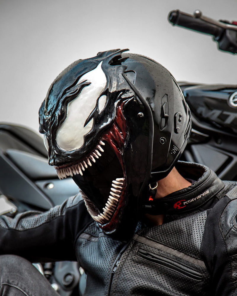 VENOM Custom Airbrushed Motorcycle Helmet