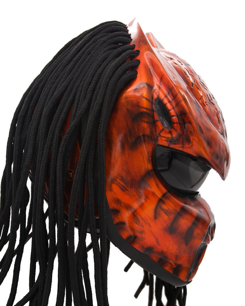 Metallic Orange - Eon Predator Motorcycle Helmet - DOT Approved