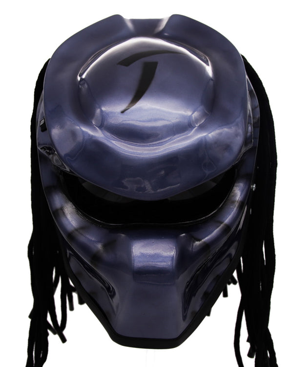 Carbon Grey - Titan Predator Motorcycle Helmet - DOT Approved