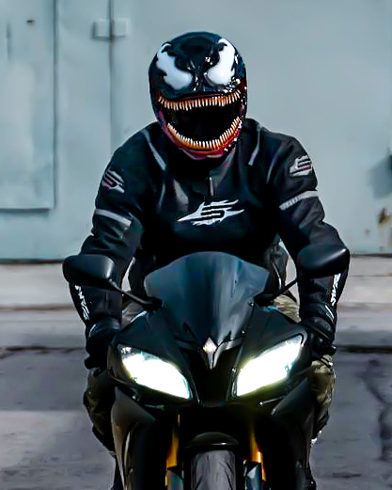 Venom helmet / custom motorcycle helmet Free international shipping ECE &  DOT